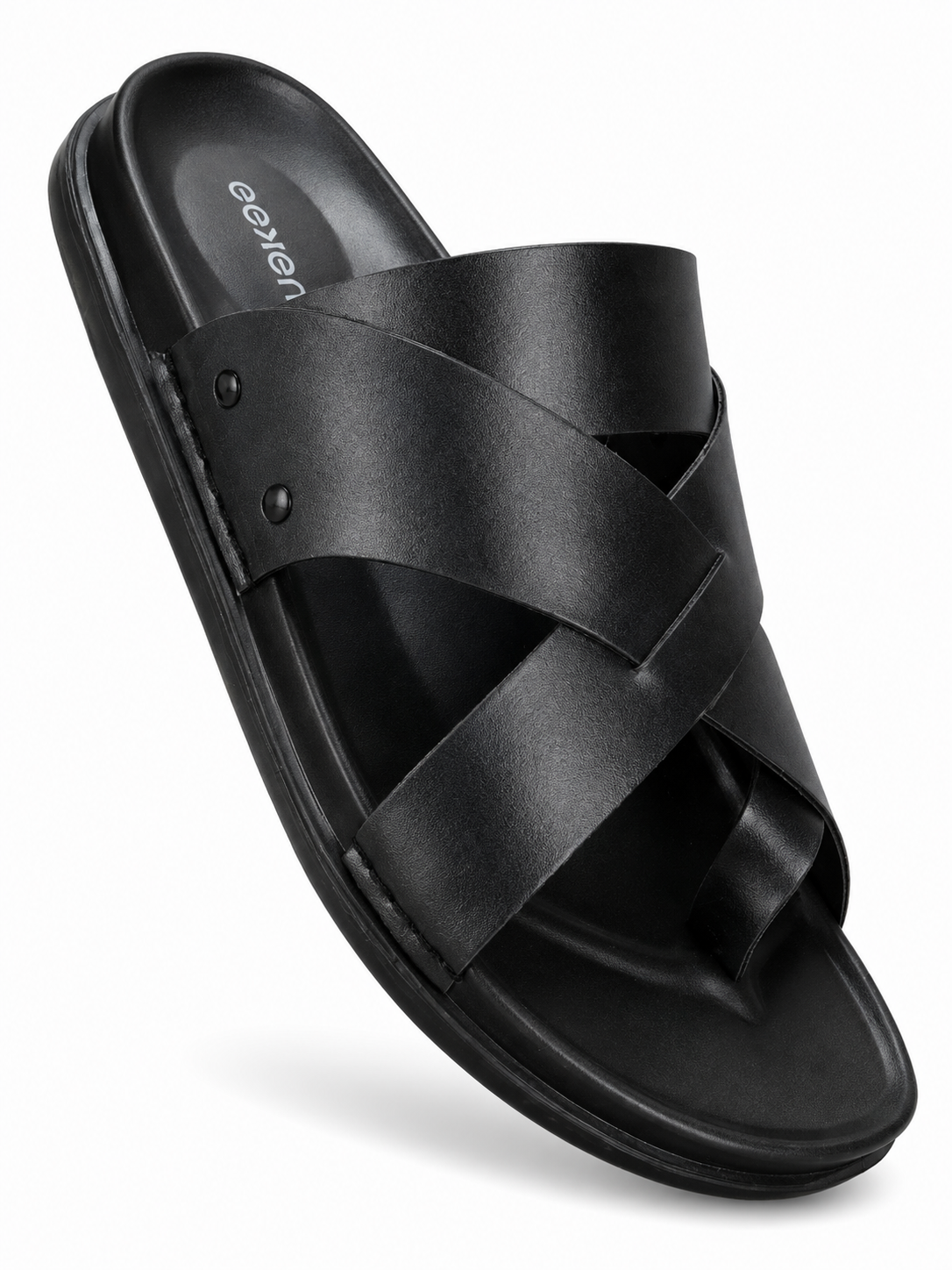 MENS EEKEN 6187 CHAPPAL - BLACK