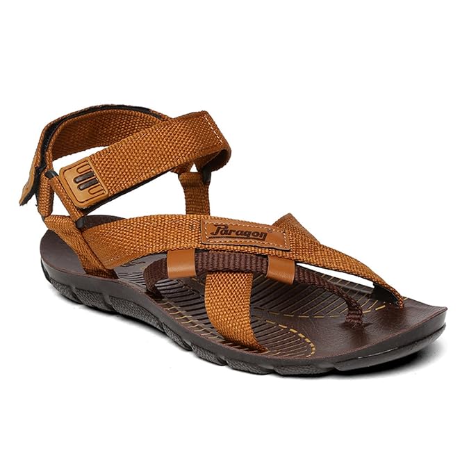 Paragon Slickers 8910 Men's Office Sandal | Tan | Buy Online India