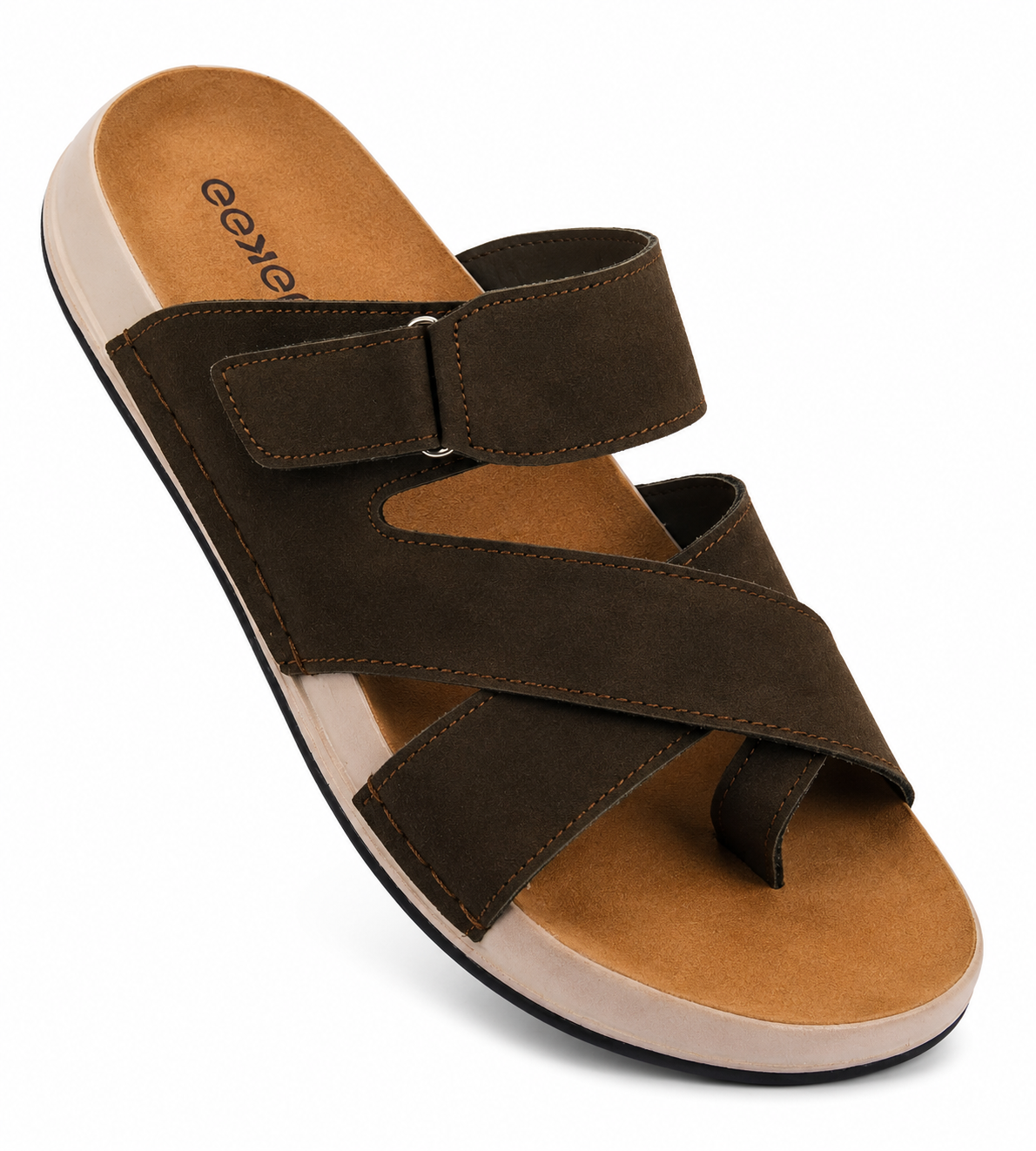 MENS EEKEN 6196 CHAPPAL - BROWN