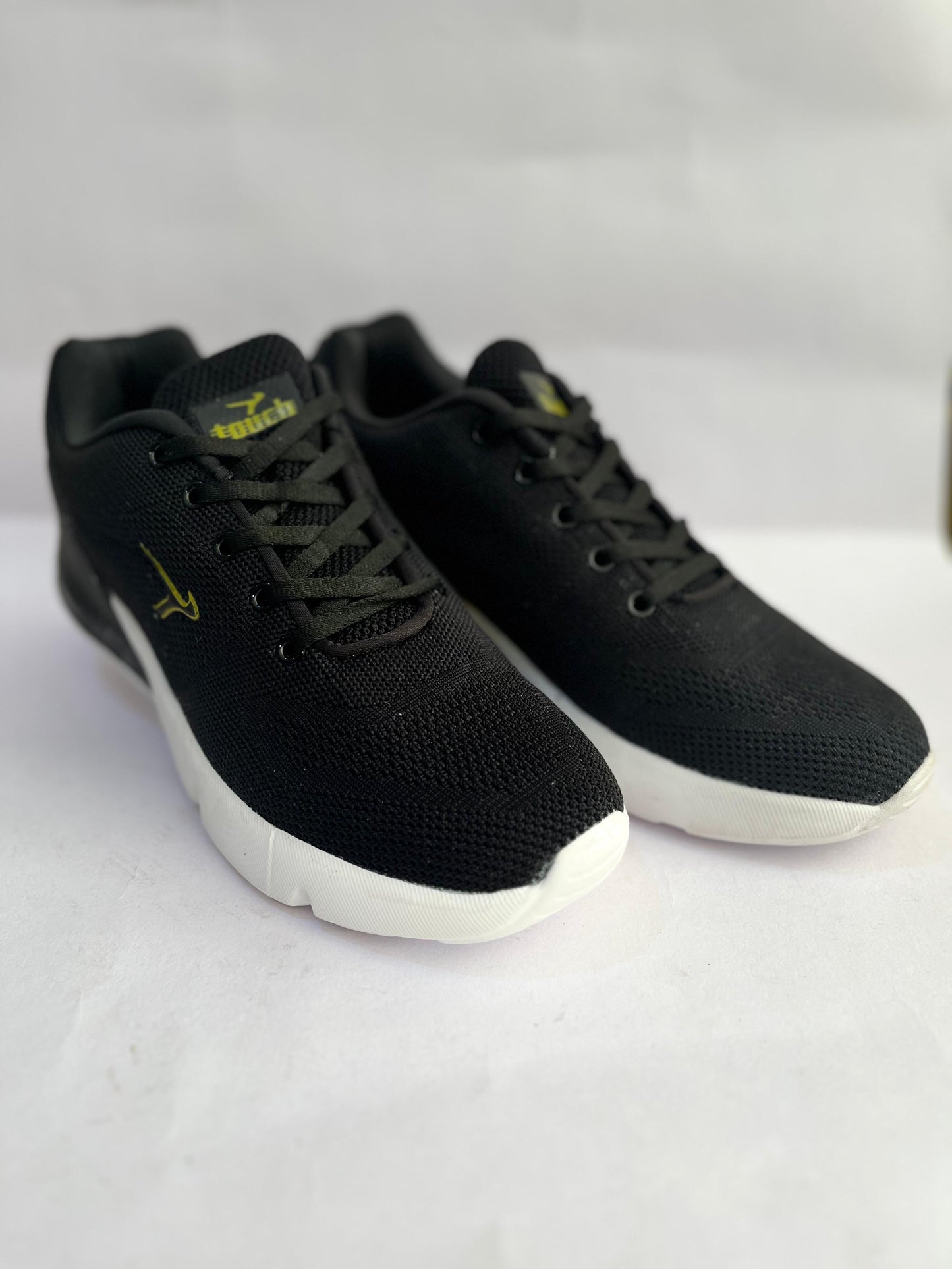 Touch JF-701 Men's Sports Shoes | Black Mustard | Buy Online India