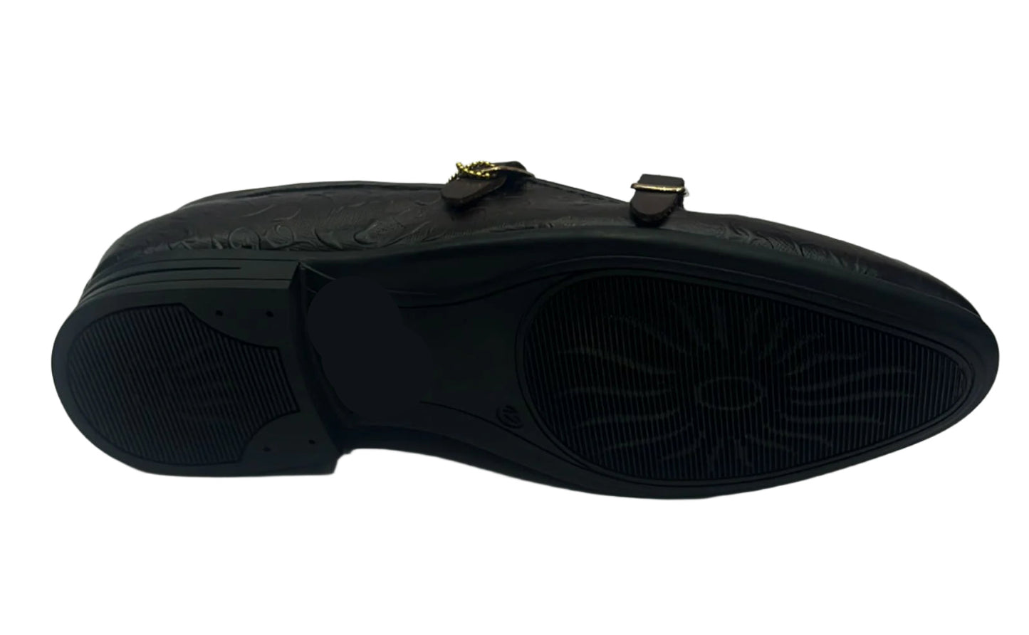 Men leather fancy funky pattern casual shoes with Velcro - handcrafted DS HR 7411 Z-904