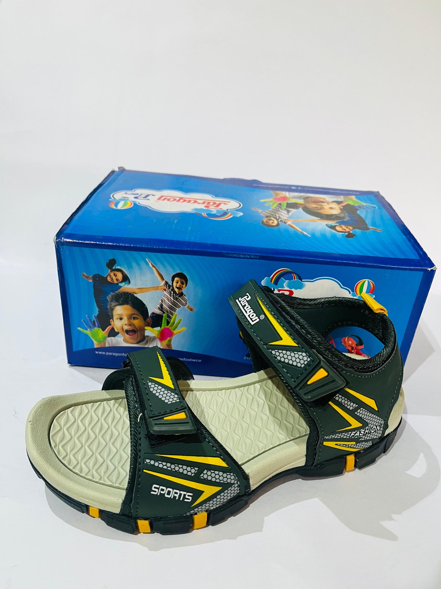 Paragon Kids 9181 Sport Sandal | Olive | Buy Online India