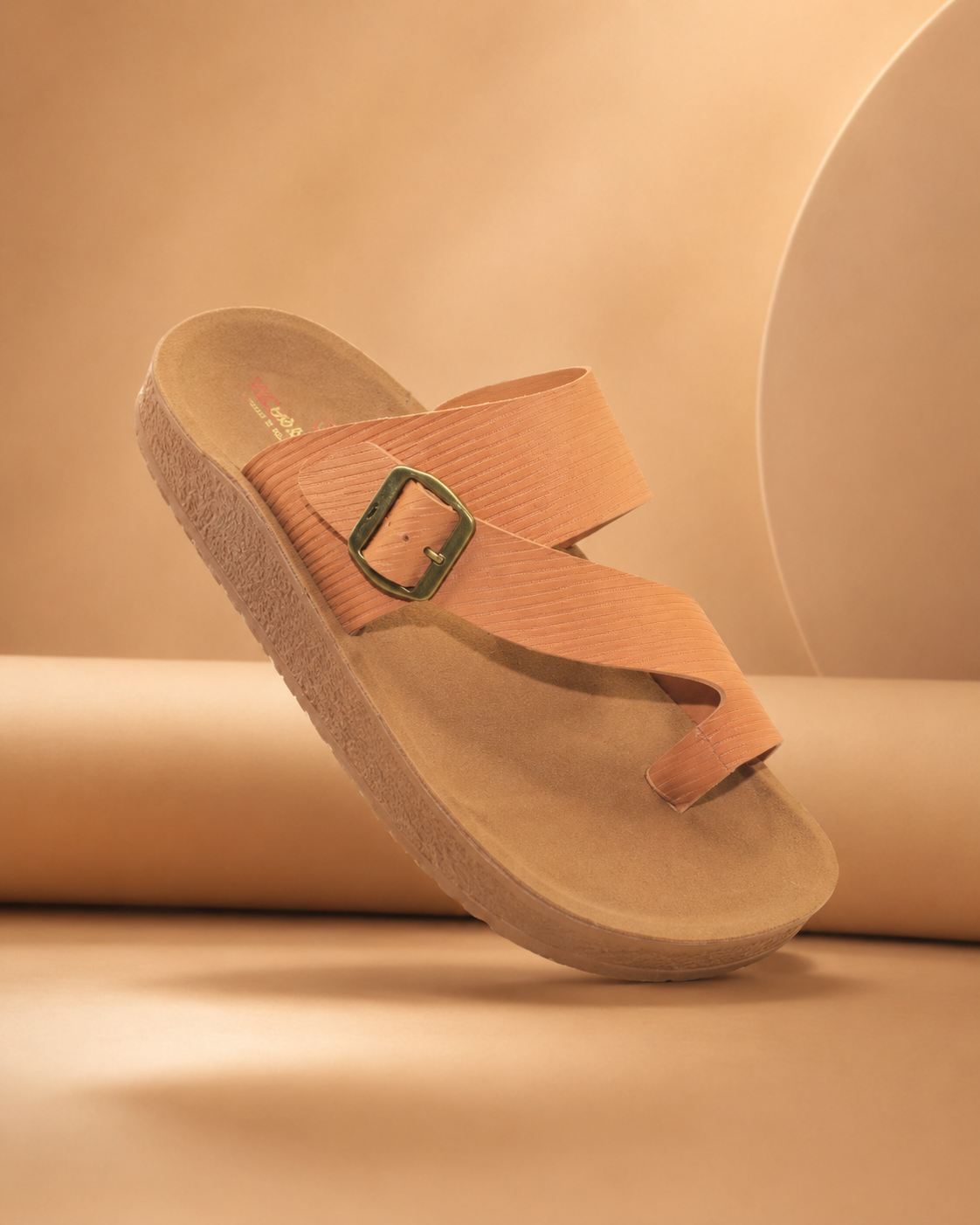 Walkline VRX-17 Men's Comfort Sandal | Olive Brown Black Tan | Buy Online India