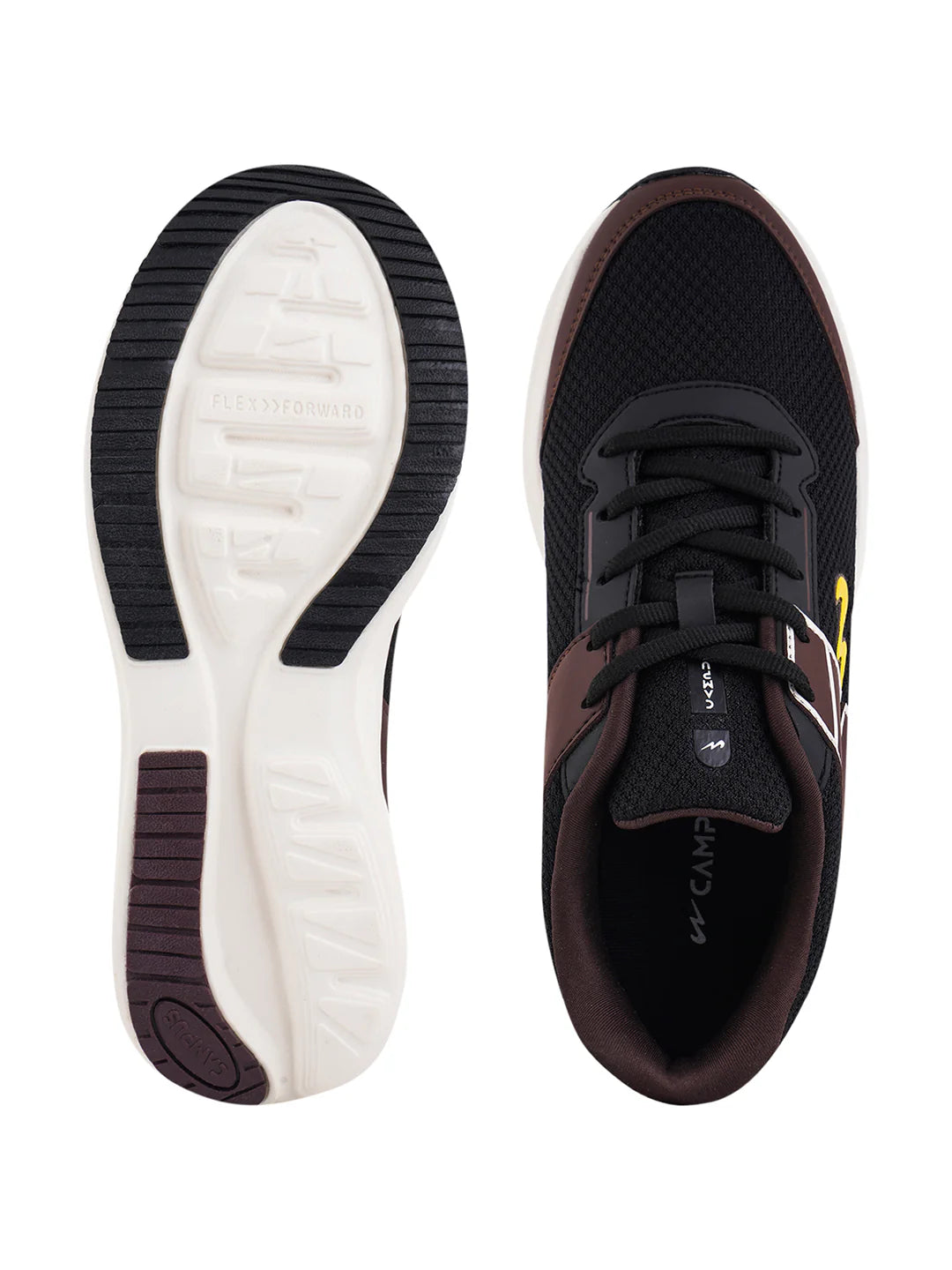 Campus DECOR Black Men's Sports Shoes