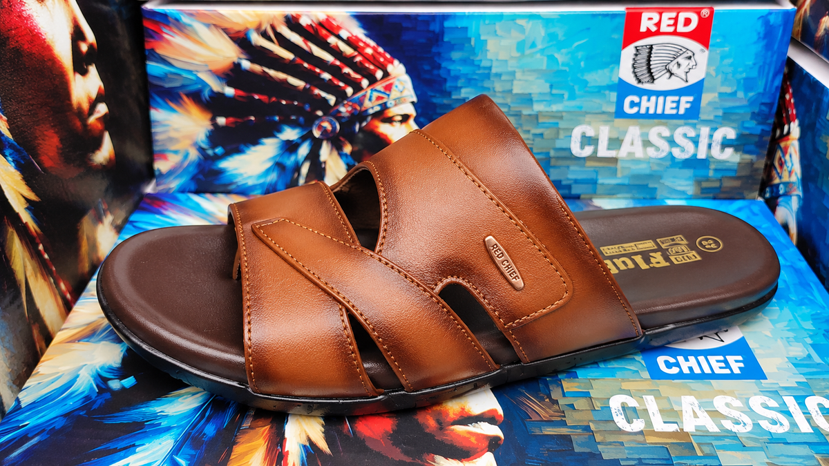 red chief mens 854 leather chappal