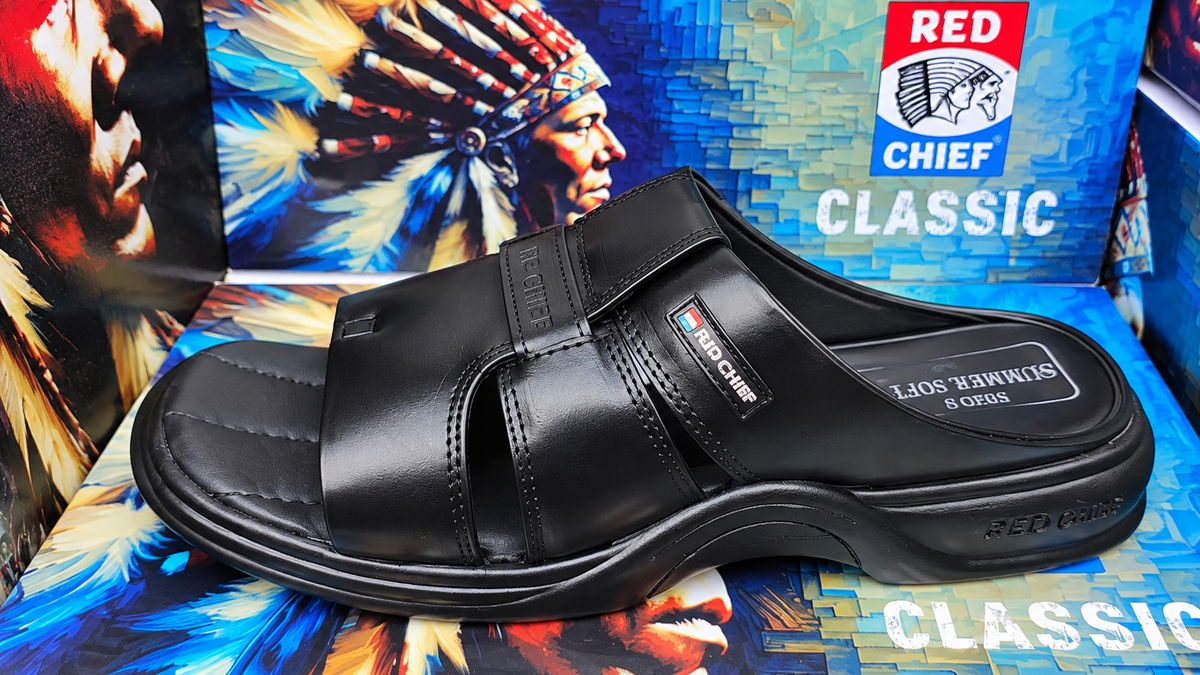 red chief mens 216 leather chappal