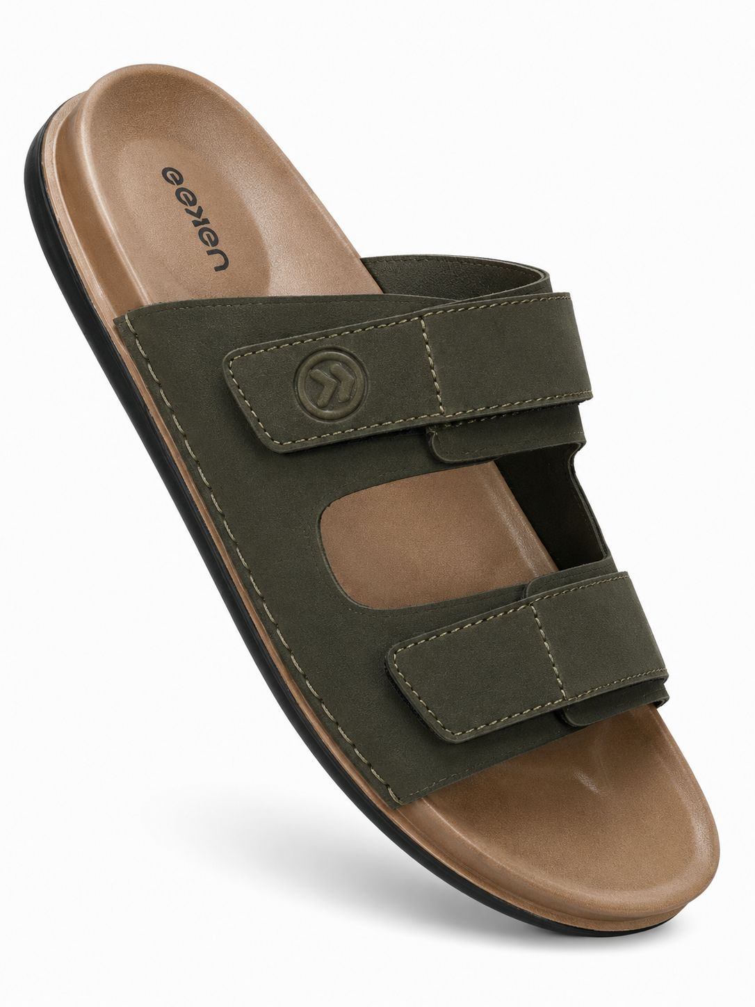 MENS EEKEN 6161 CHAPPAL - OLIVE/BEIGE