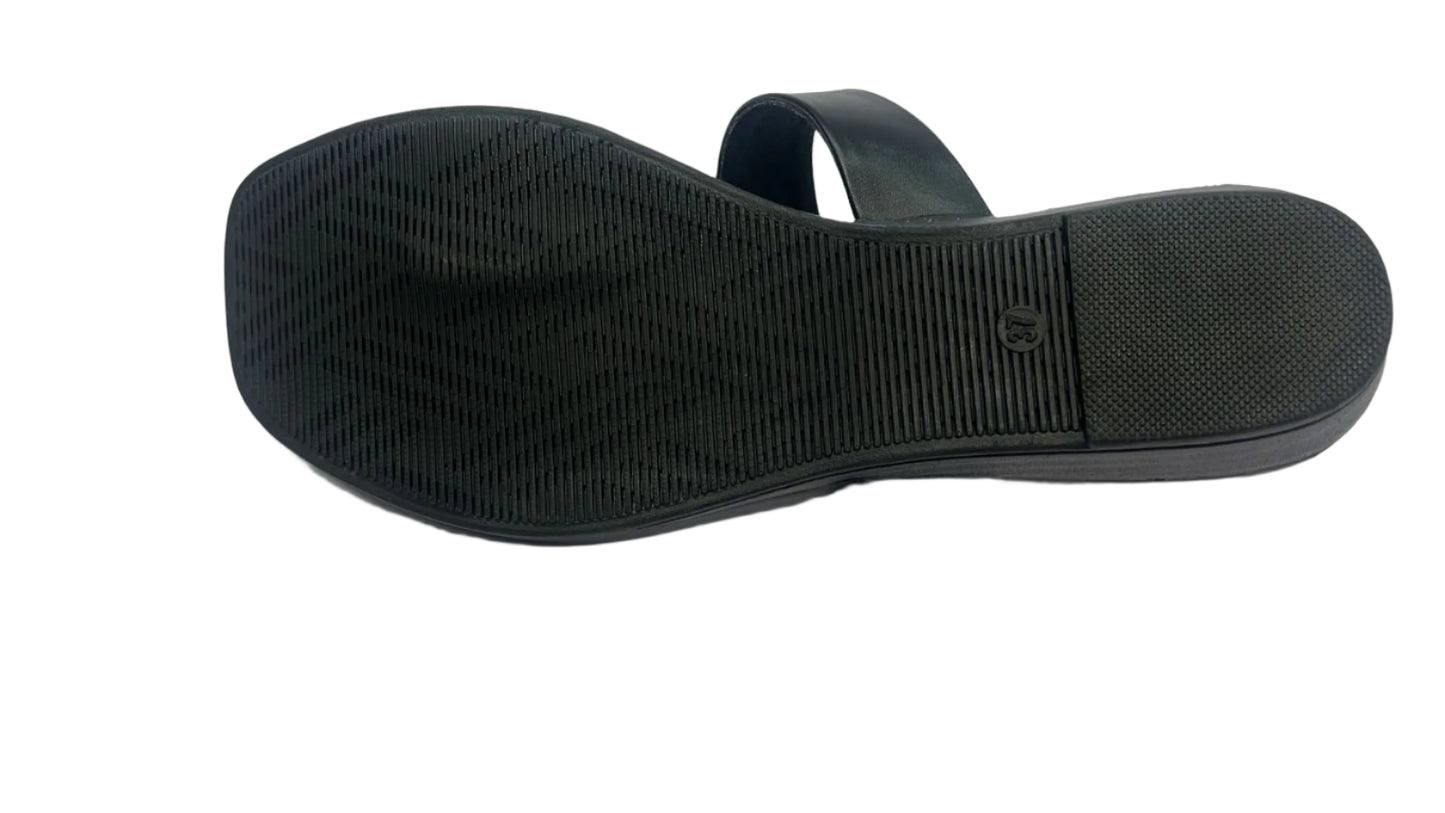 Women flat heel dS 1422341 L-140 party wear black comfortable