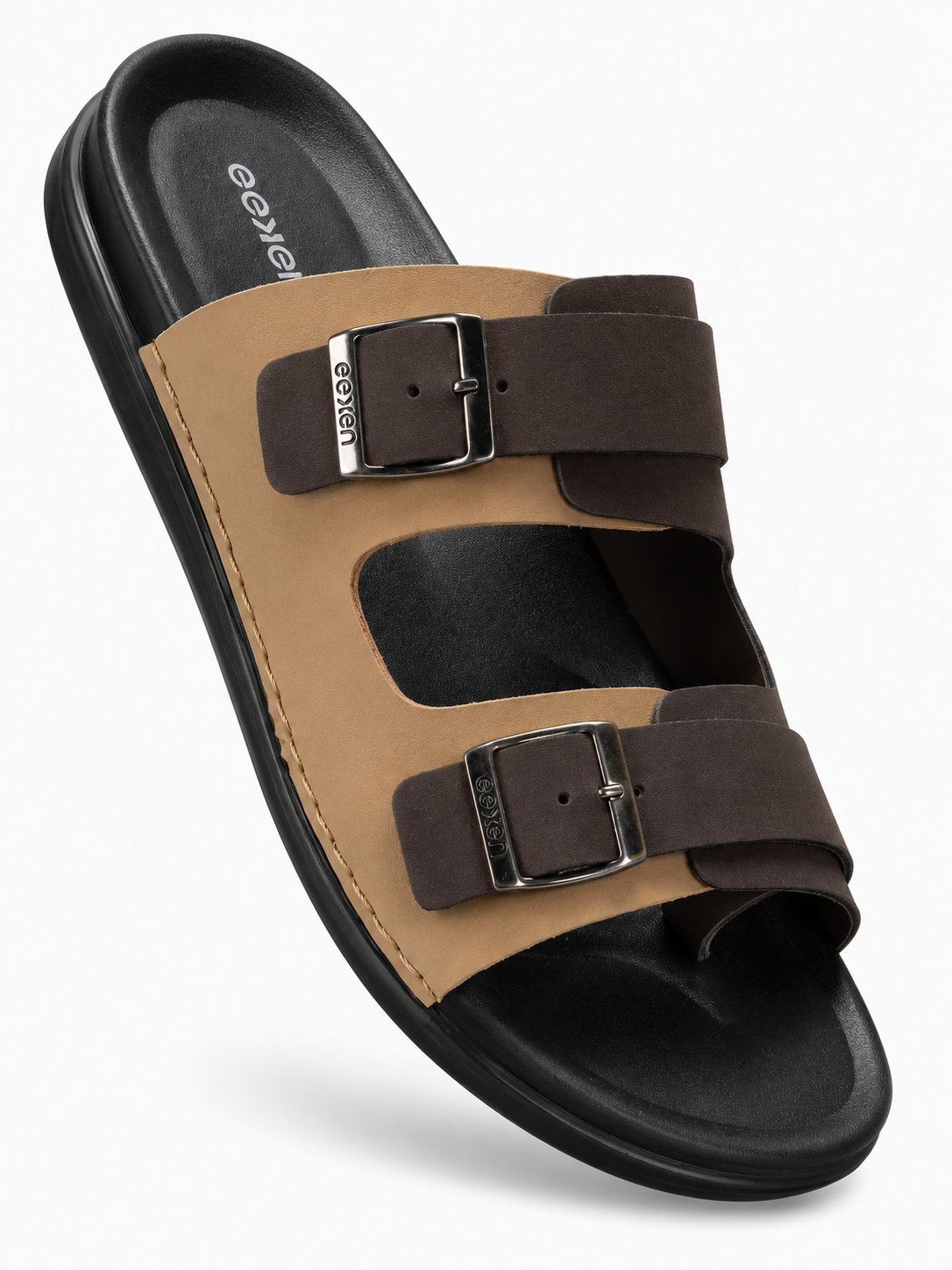 MENS EEKEN 6182 CHAPPAL - BEIGE/BROWN