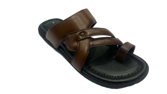 Men’s soft padding cushion leather Chappal with Pu ice sole DS 23077 C-1675