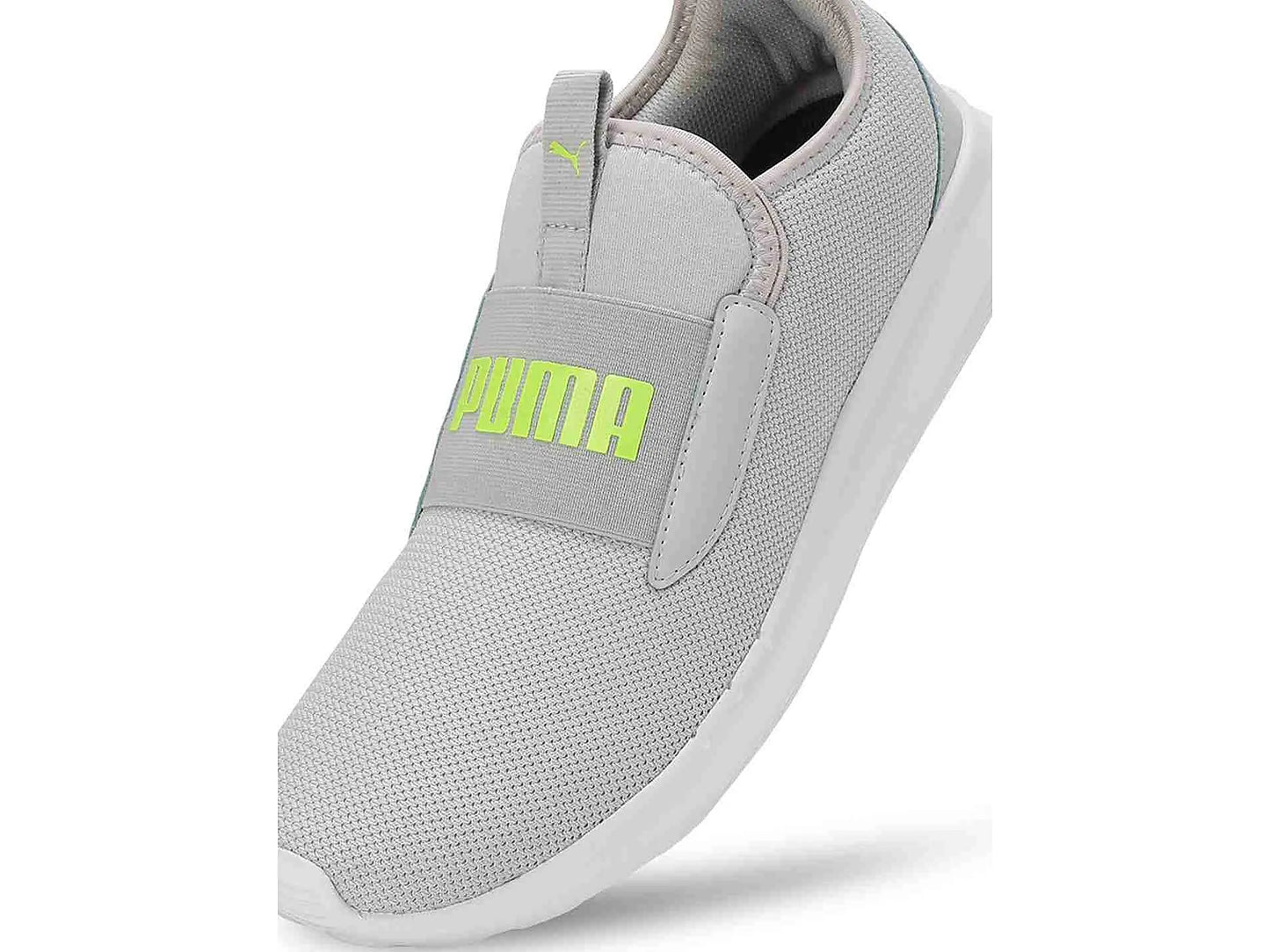 PUMA MEN GREY FLAMECREST SLIP ON SNEAKERS 39941801