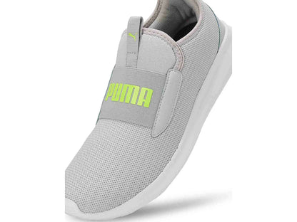 PUMA MEN GREY FLAMECREST SLIP ON SNEAKERS 39941801