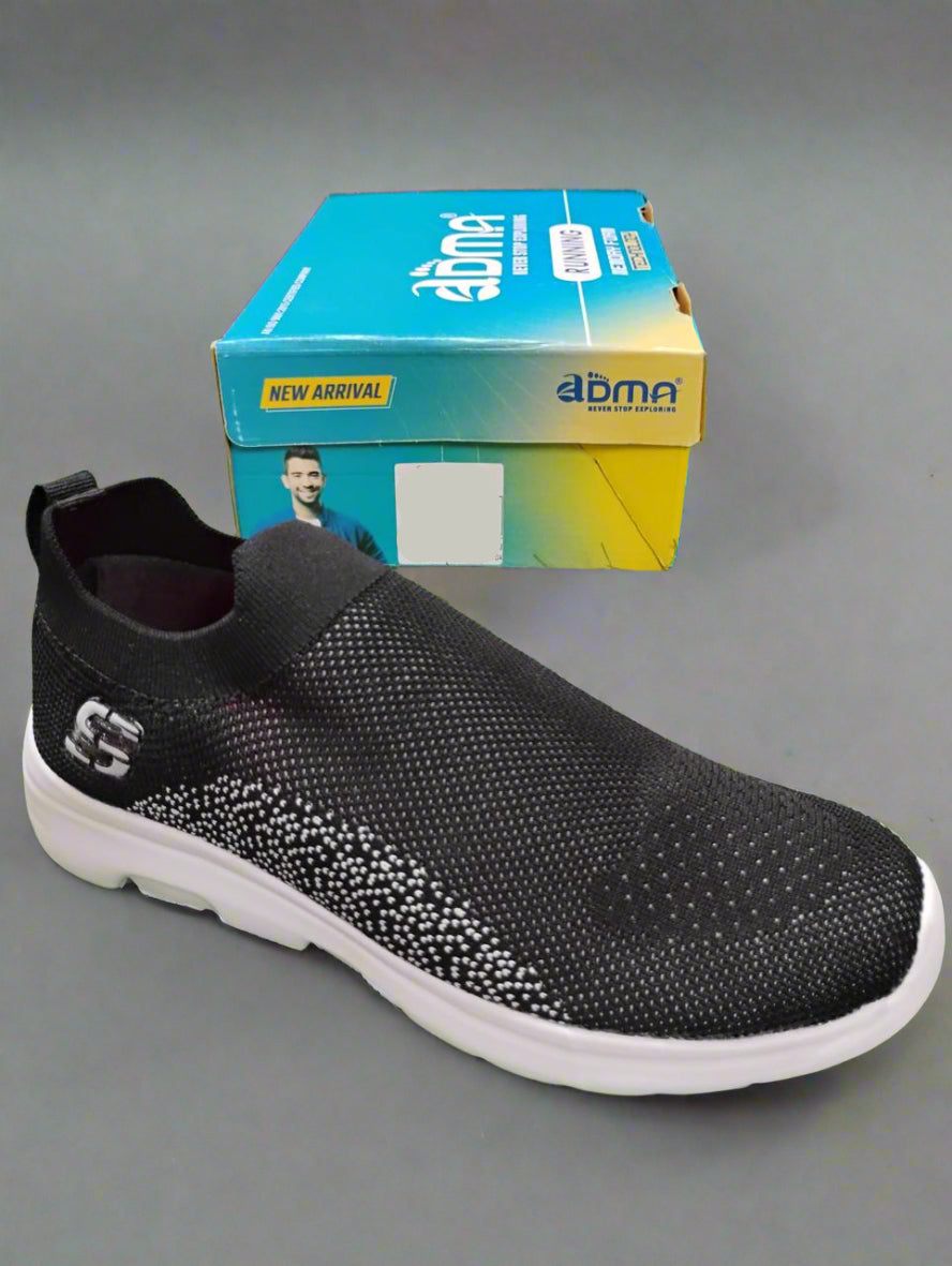 ADMA Apple-4 Men's Sports Shoes | Black | Buy Online India