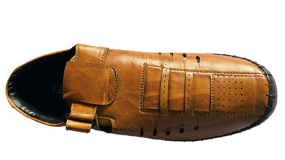Leaf loafer sandal