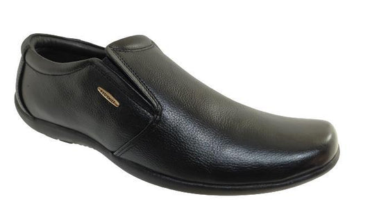 Red Chief Brand Men's RC2001 Slipons Formal Shoes (Black)