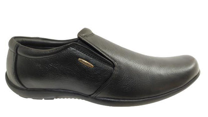 Red Chief Brand Men's RC2001 Slipons Formal Shoes (Black)