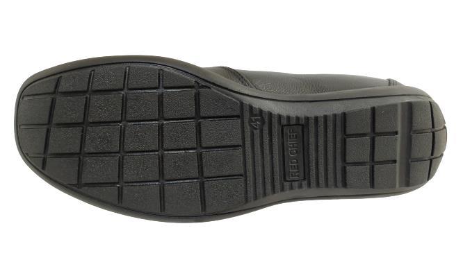Red Chief Brand Men's RC2001 Slipons Formal Shoes (Black)