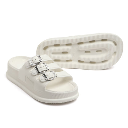 tomsy choice triple_buckle_white