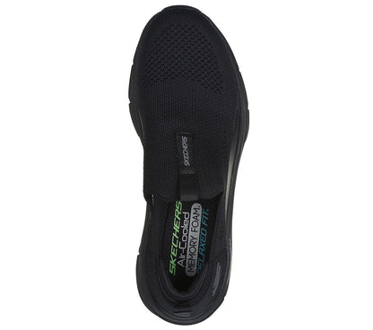 Skechers men's D'LUX WALKER 2.0 - RANDER 232722-BBK