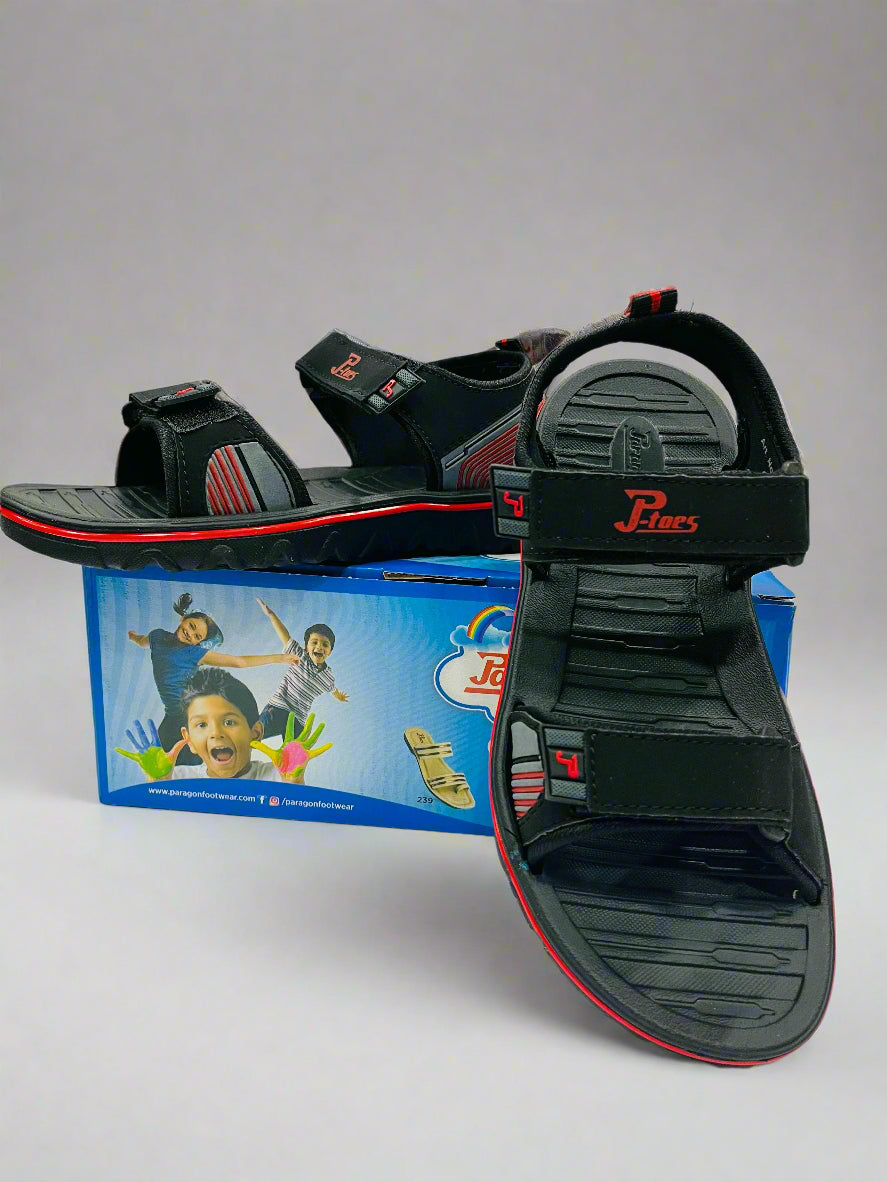 Paragon 3330B Kids Sandals | Red | Buy Online India