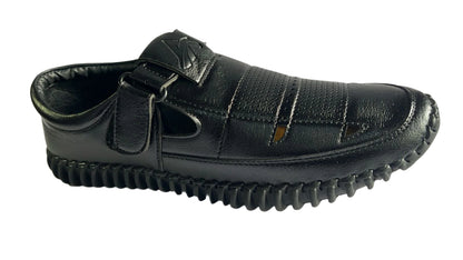 Magic spiral loafer sandal