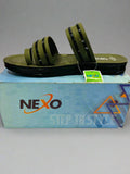 Nexo Ladies Chappal 1819 | Olive | Buy Online India
