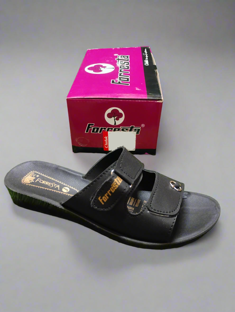 Forresta Komal-54 Women's Footwear | Black & Brown | Buy Online India