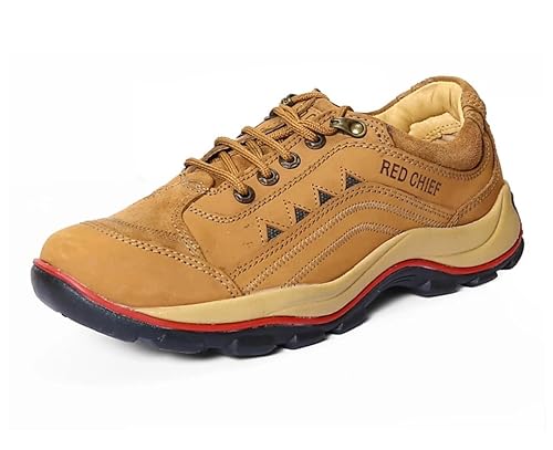 Red Chief Men's Rust Color Real Leather Sneakers RC-2015