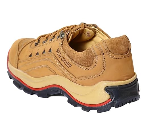Red Chief Men's Rust Color Real Leather Sneakers RC-2015