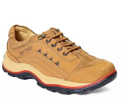 Red Chief Men's Rust Color Real Leather Sneakers RC-2015