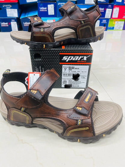 Sparx SS-684 Men's Office Sandal | Dark Grey Neon | Buy Online India