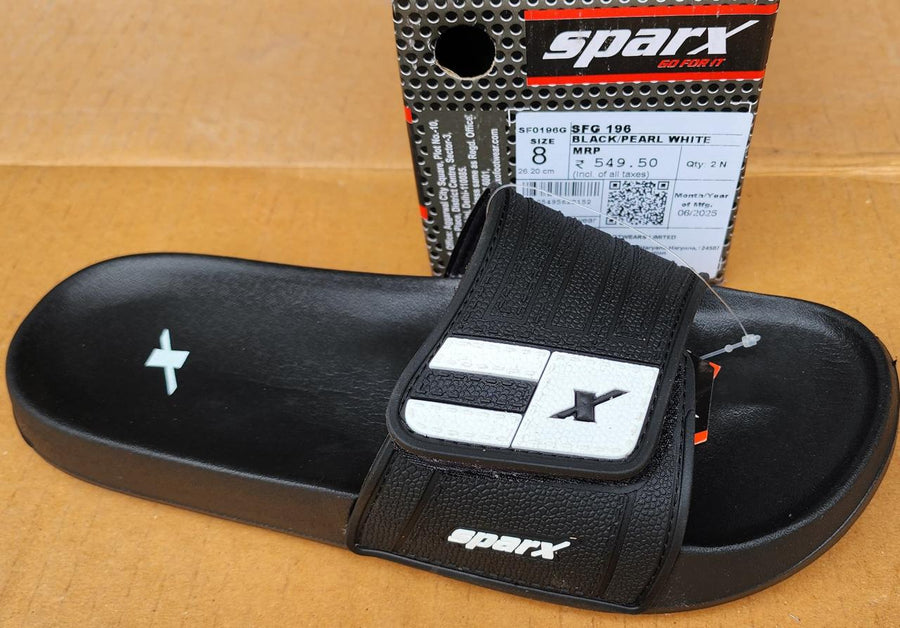 Sparx SFG196 Men's Sports Shoes | Black & Navy | Buy Online India