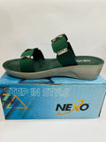 Nexo Ladies Sandals 2802 | Green | Buy Online India