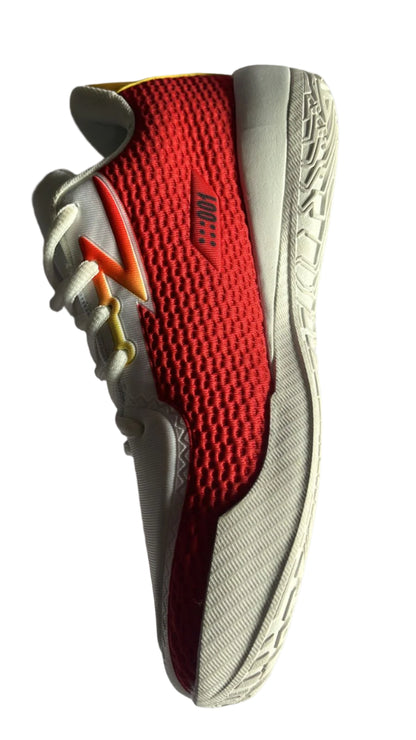 Shoemato sneaker white red shoes