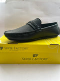 Shoefactory DG-114 Men's Leather Shoes | Black | Buy Online India