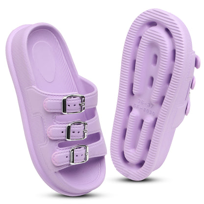 tomsy choice triple_buckle_purple