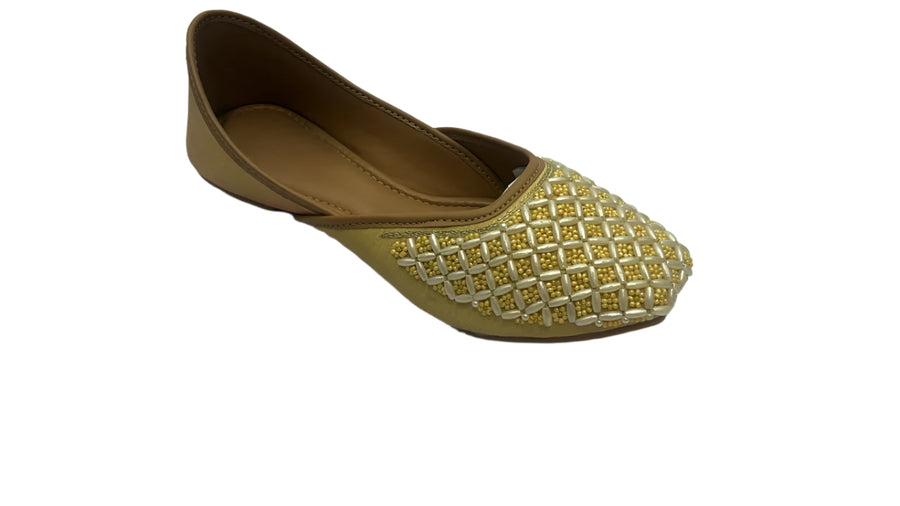 Women's Ethnic Wear Heels DS K-16 | Gold | Buy Online India