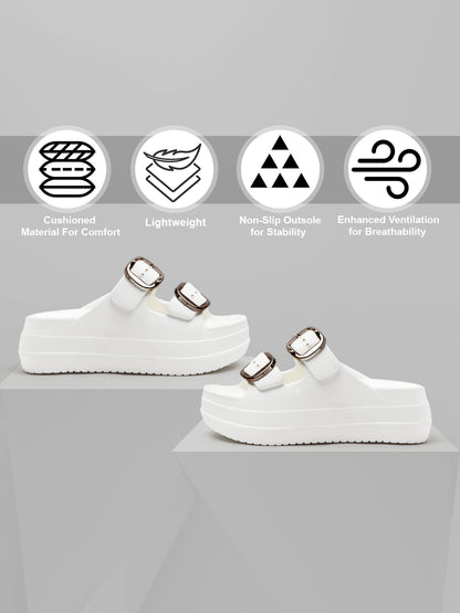 tomsy choice duble_buckle_white