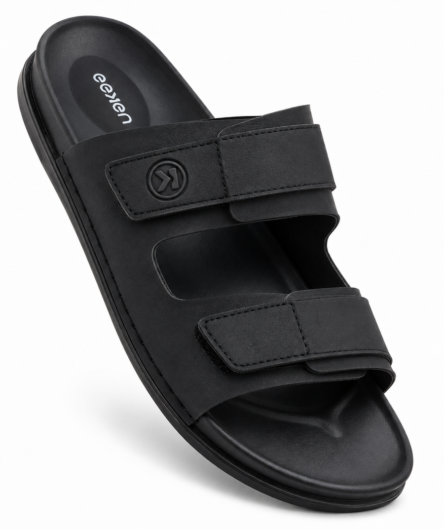 MENS EEKEN 6161 CHAPPAL - BLACK