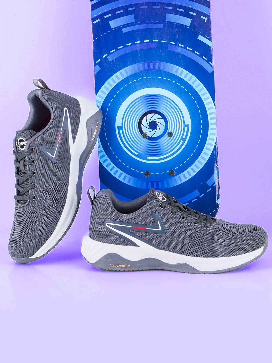 Campus BOGART Grey Men's Running Shoes