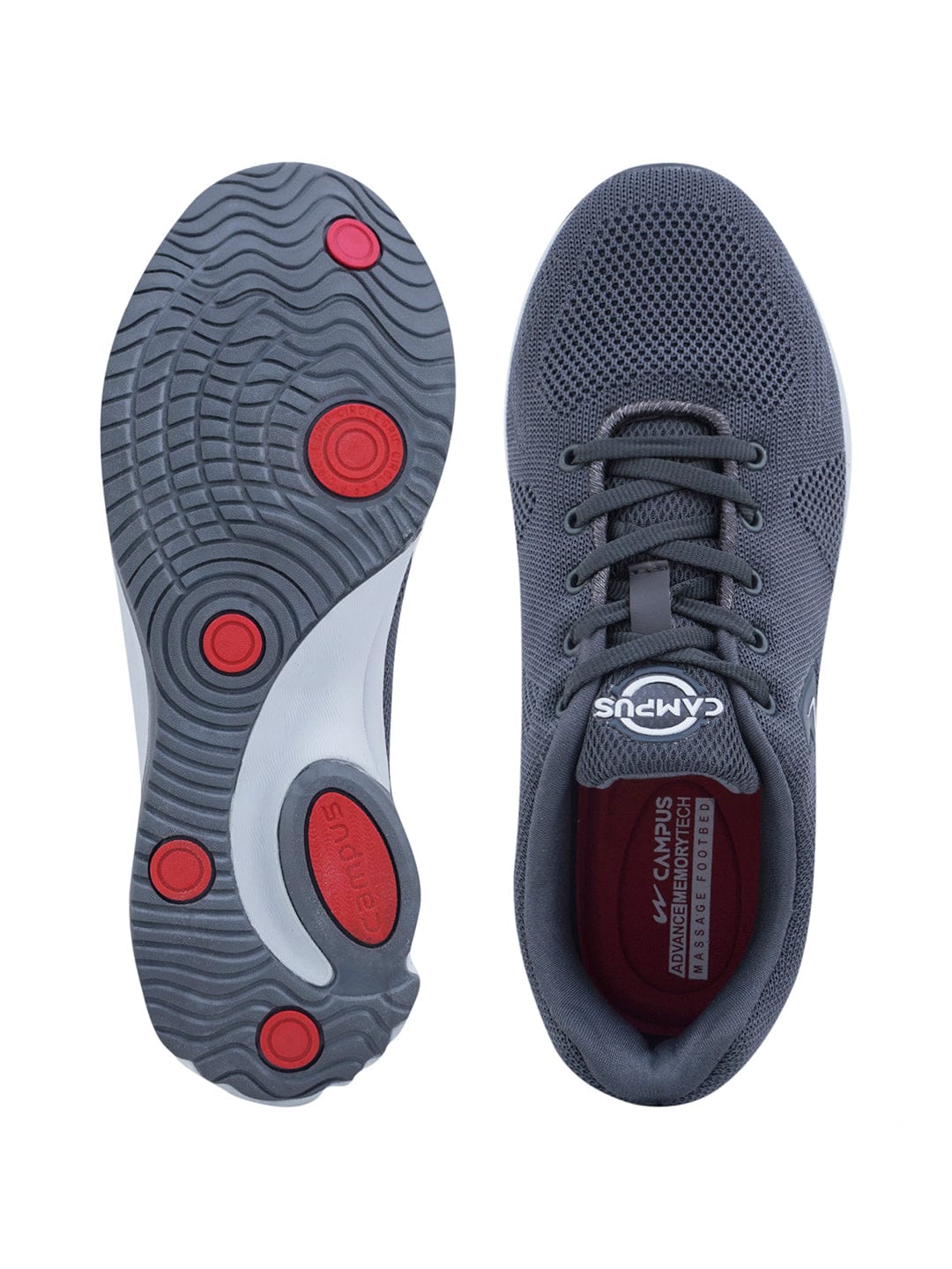 Campus BOGART Grey Men's Running Shoes