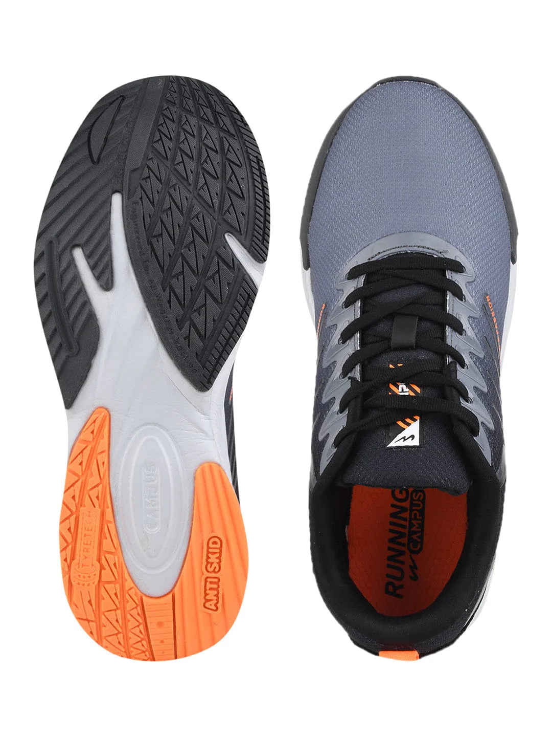 Campus CAMP-GRAIN Grey Men's Running Shoes