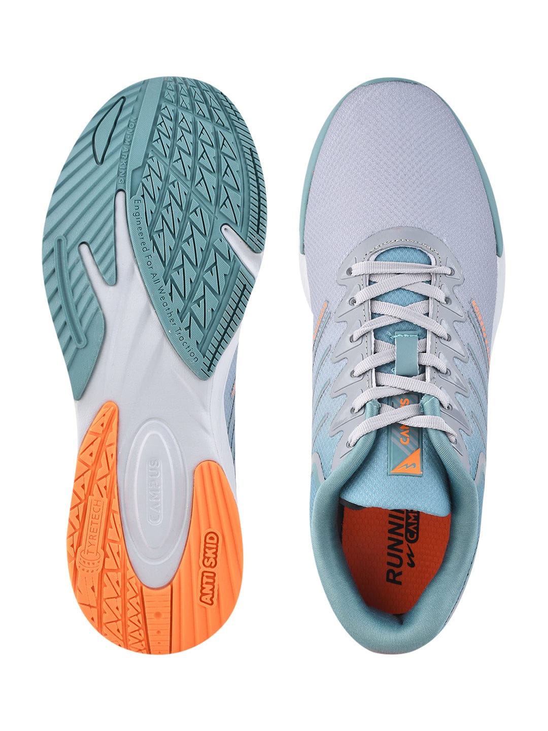 Campus CAMP-GRAIN Grey Men's Running Shoes