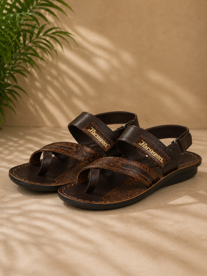 Paragon Slickers 8850 Men's Sandal | Tan Brown | Buy Online India