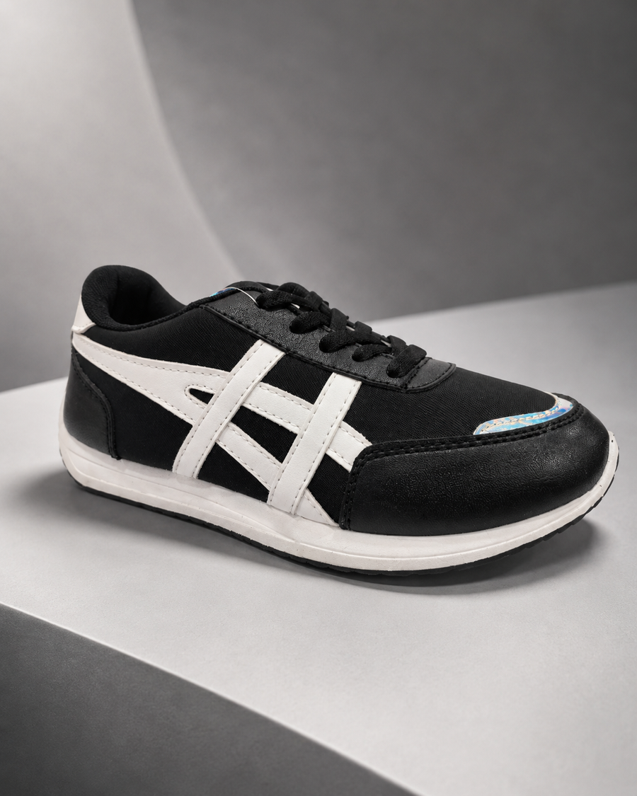 Walkline Tiger01 Men's Sneakers | Black | Buy Online India