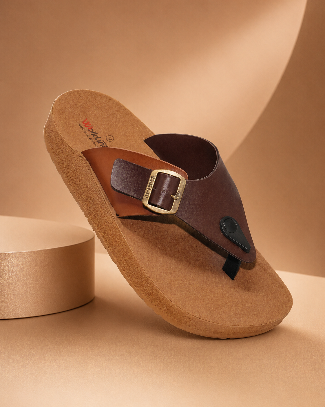 Walkline VRX-12 Men's Sandal | Black Brown Tan | Buy Online India
