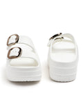 tomsy choice duble_buckle_white