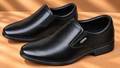 Red Chief Men's 1999 Leather Slip-On Formal Shoes – Black