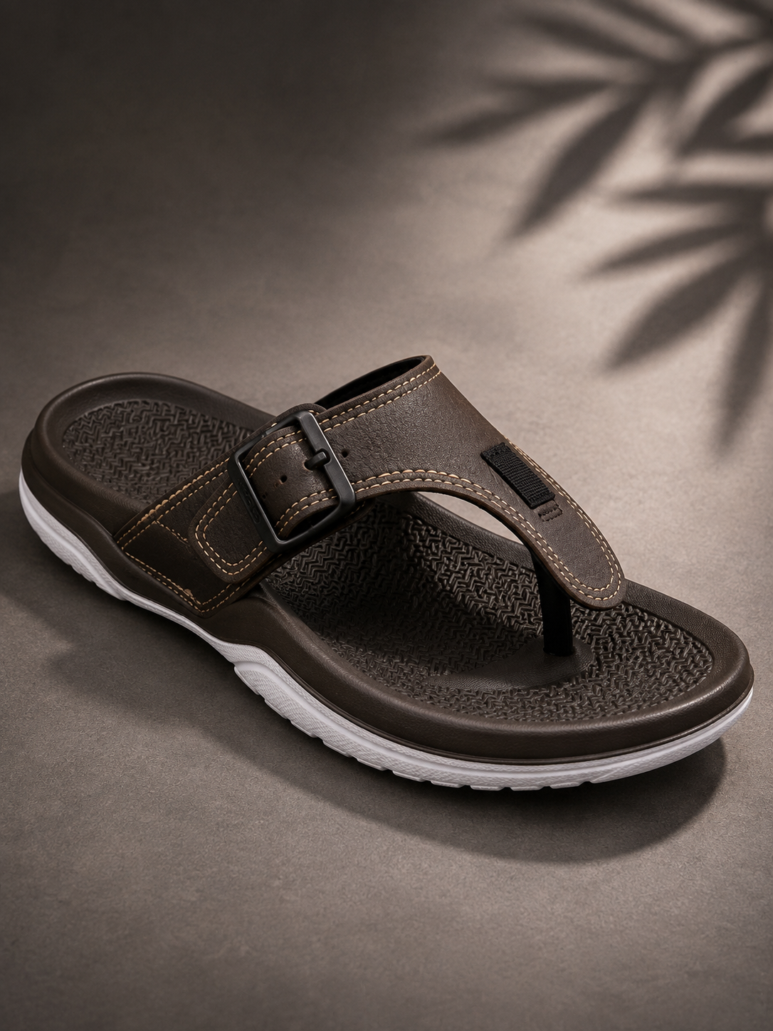 MENS ADDA BFF OXYGEN 1 CHAPPAL - DK.GREY