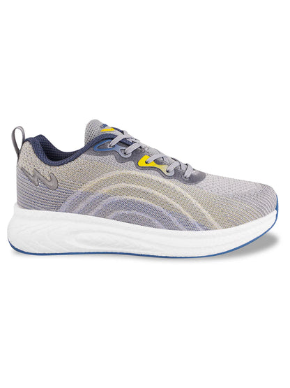 Campus HYPE Grey Men's Running Shoes